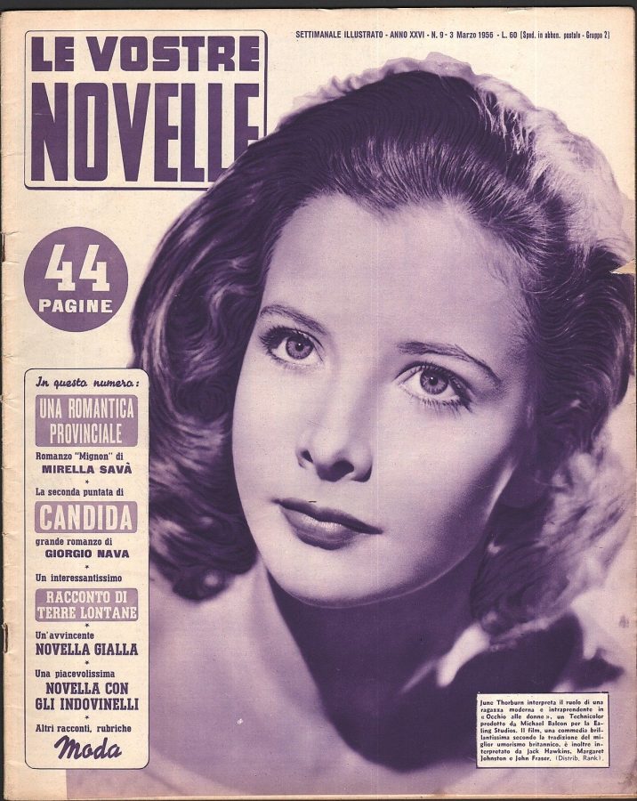VOSTRE NOVELLE | LE magazine side cover Issue 9 3 March 1956