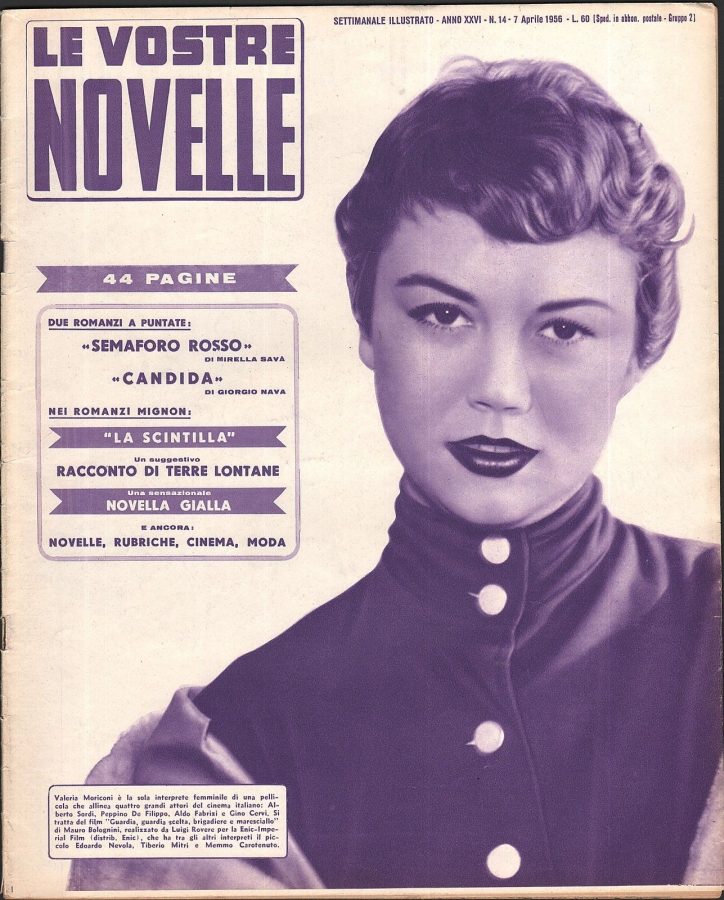 VOSTRE NOVELLE | LE magazine side cover Issue 14 7 April 1956