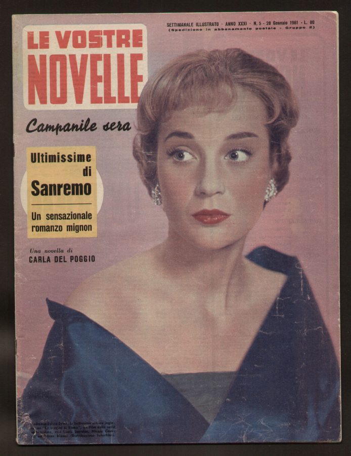 VOSTRE NOVELLE | LE magazine side cover Issue 5 28 January 1961