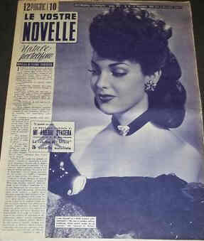 VOSTRE NOVELLE | LE magazine side cover 21 December 1946