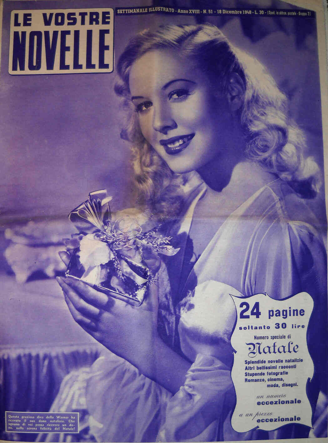 VOSTRE NOVELLE | LE magazine side cover Issue 51 18 December 1948