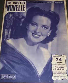 VOSTRE NOVELLE | LE magazine side cover Issue 44 29 October 1949