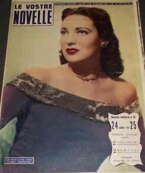 VOSTRE NOVELLE | LE magazine side cover Issue 48 26 November 1949