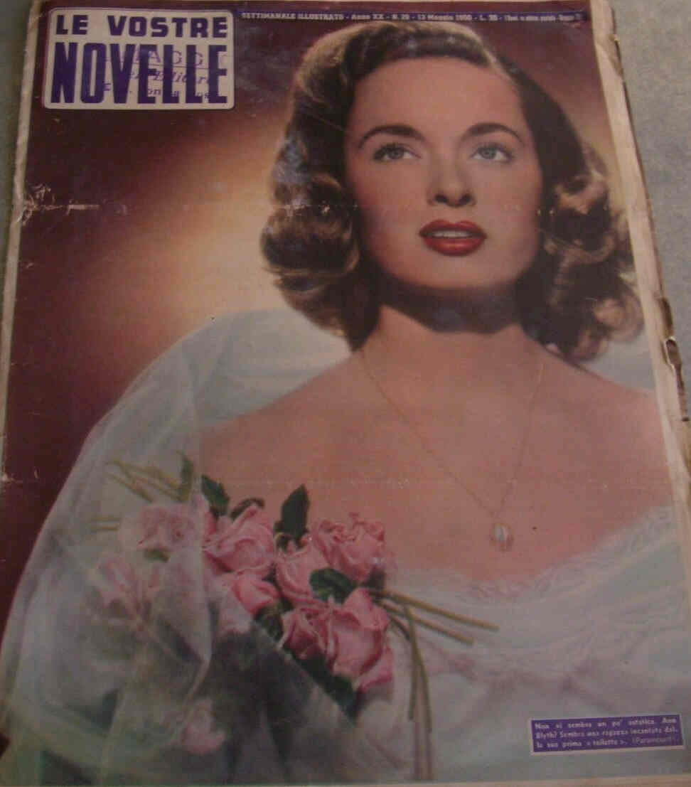 VOSTRE NOVELLE | LE magazine side cover Issue 20 12 May 1950