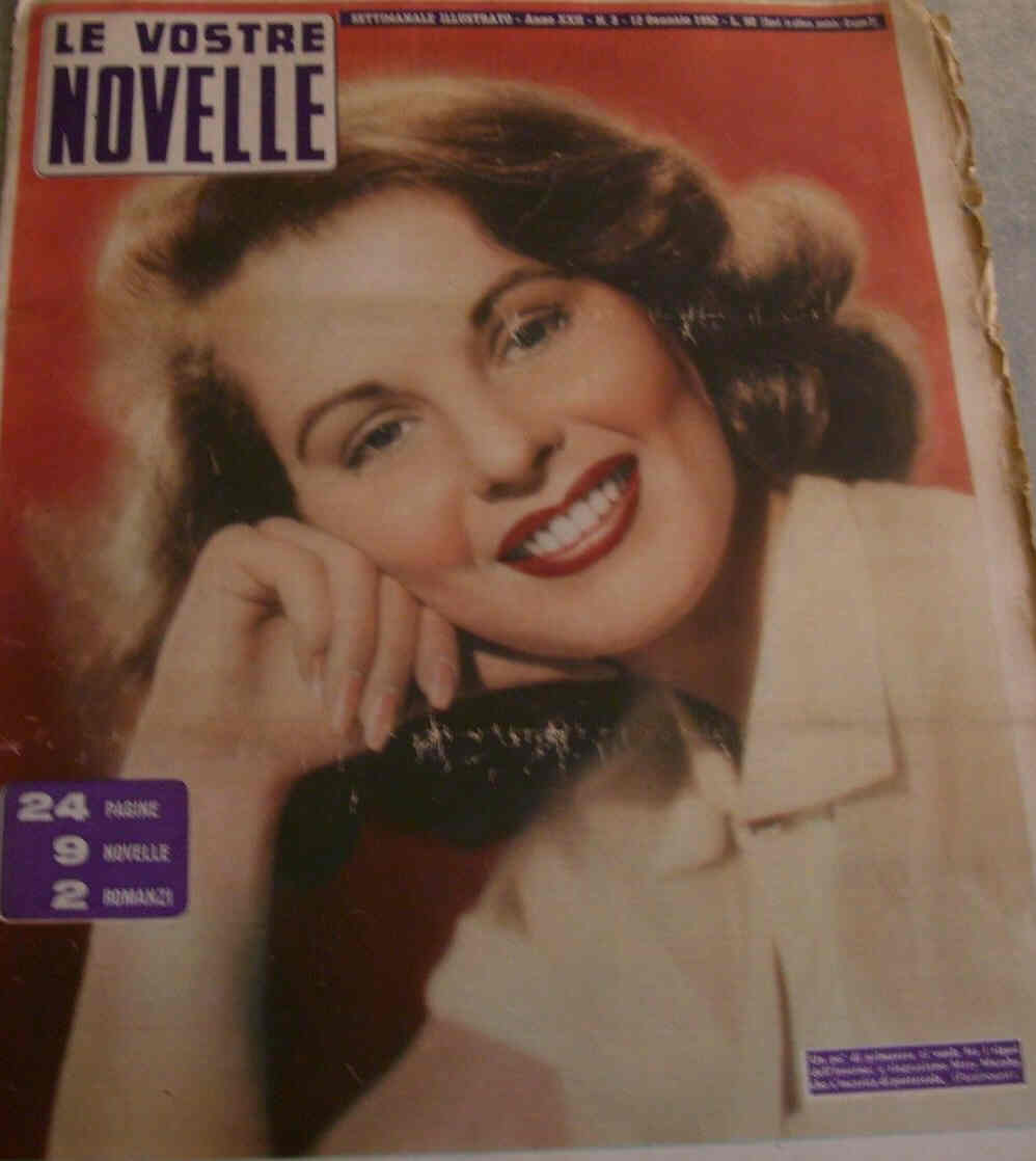 VOSTRE NOVELLE | LE magazine side cover Issue 3 19 January 1952
