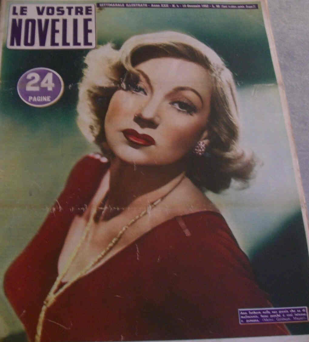 VOSTRE NOVELLE | LE magazine side cover Issue 4 26 January 1952