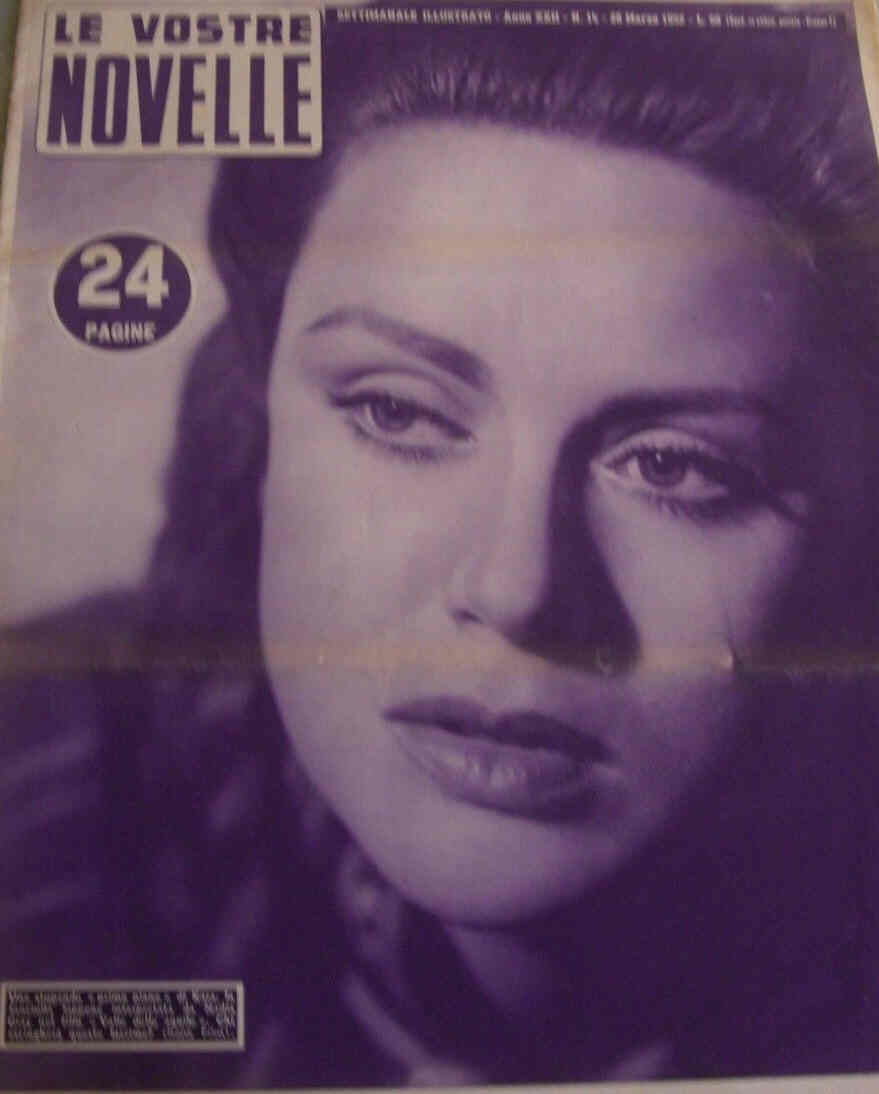VOSTRE NOVELLE | LE magazine side cover Issue 13 29 March 1952