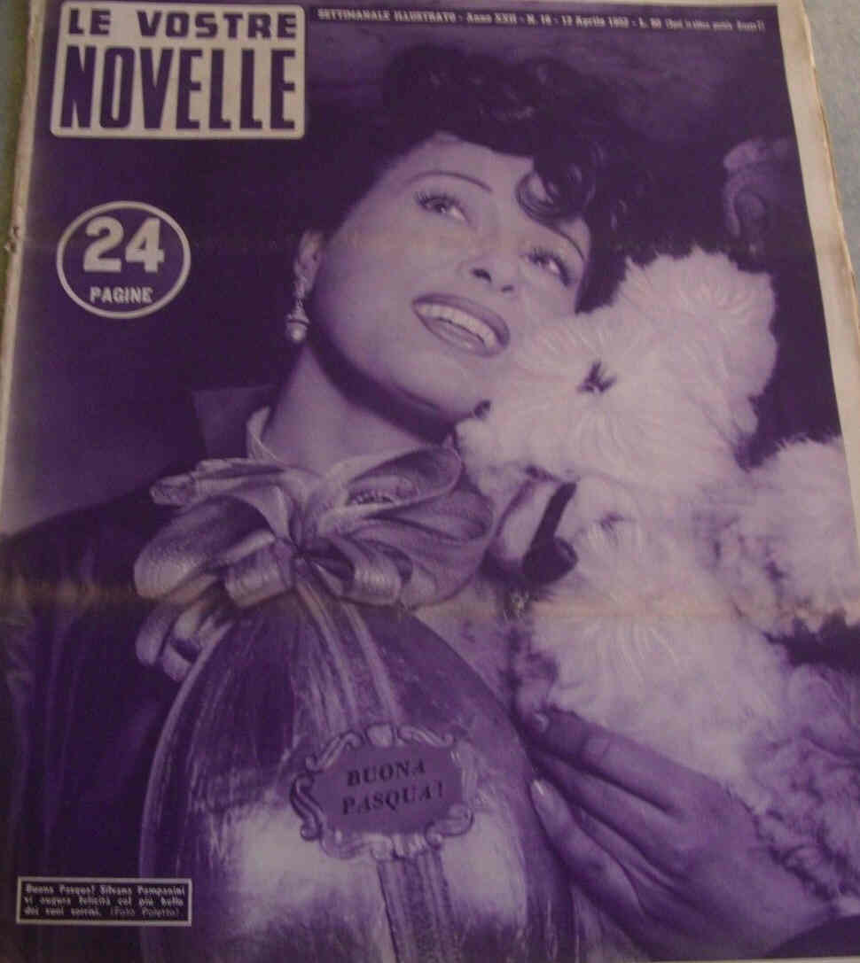 VOSTRE NOVELLE | LE magazine side cover Issue 16 19 April 1952