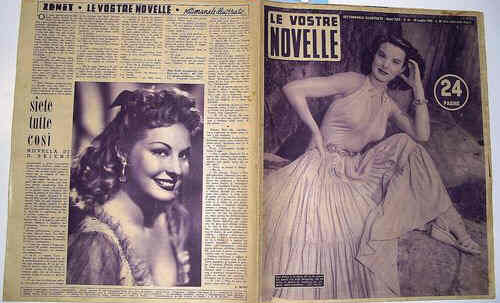 VOSTRE NOVELLE | LE magazine side cover Issue 31  1952