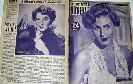 VOSTRE NOVELLE | LE magazine side cover Issue 35  1952