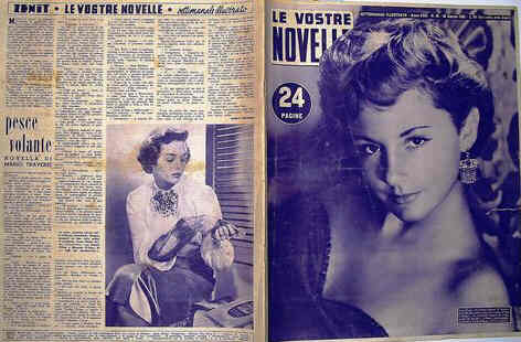 VOSTRE NOVELLE | LE magazine side cover Issue 36  1952