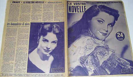 VOSTRE NOVELLE | LE magazine side cover Issue 45  1952