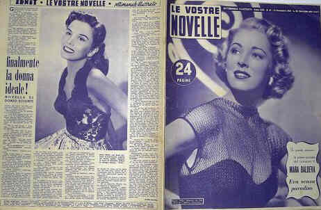 VOSTRE NOVELLE | LE magazine side cover Issue 47  1952