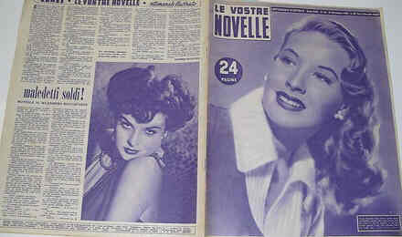 VOSTRE NOVELLE | LE magazine side cover Issue 49  1952