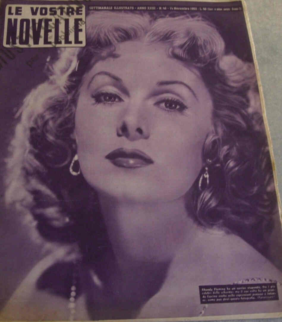 VOSTRE NOVELLE | LE magazine side cover Issue 46 14 November 1953