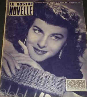 VOSTRE NOVELLE | LE magazine side cover Issue 13 26 March 1955