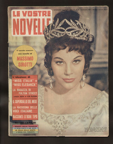 VOSTRE NOVELLE | LE magazine side cover Issue 39 24 September 1960