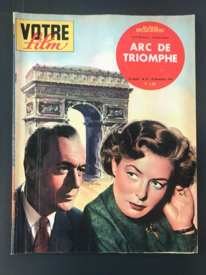 VOTRE FILM magazine side cover Issue 31 29 November 1963
