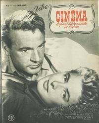 VOTRE CINEMA magazine side cover Issue 1 15 April 1947