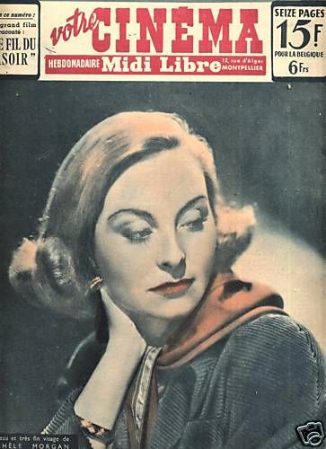 VOTRE CINEMA magazine side cover Issue 45 2 March 1948