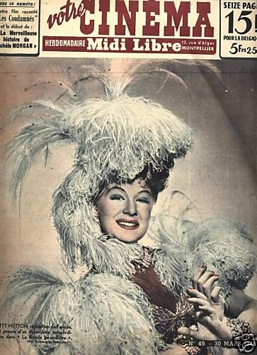 VOTRE CINEMA magazine side cover Issue 49 30 March 1948