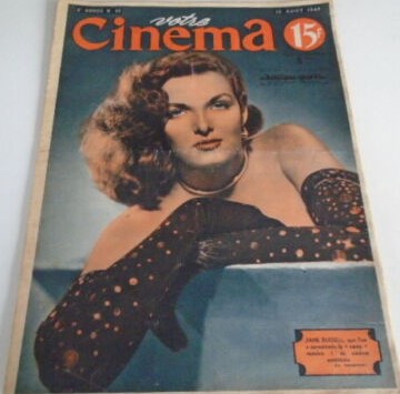 VOTRE CINEMA magazine side cover Issue 68 10 August 1948