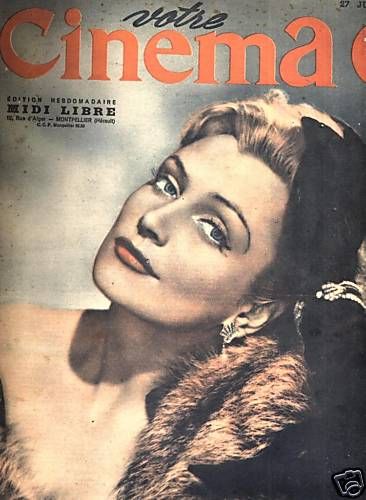 VOTRE CINEMA magazine side cover Issue 86 14 December 1948