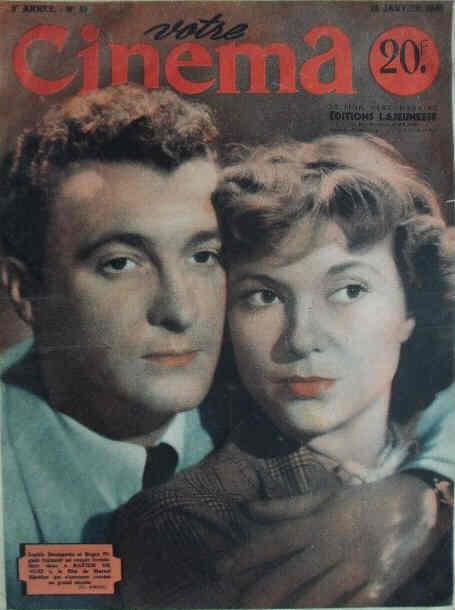 VOTRE CINEMA magazine side cover Issue 91 18 January 1949