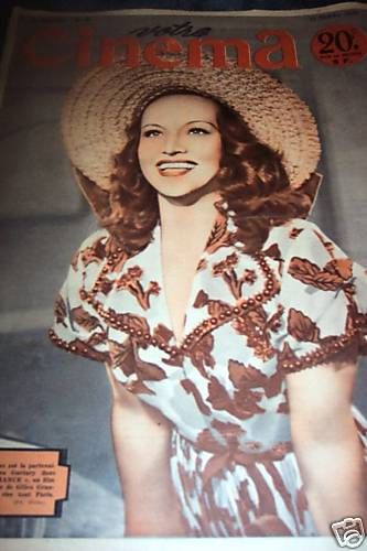 VOTRE CINEMA magazine side cover Issue 99 15 March 1949