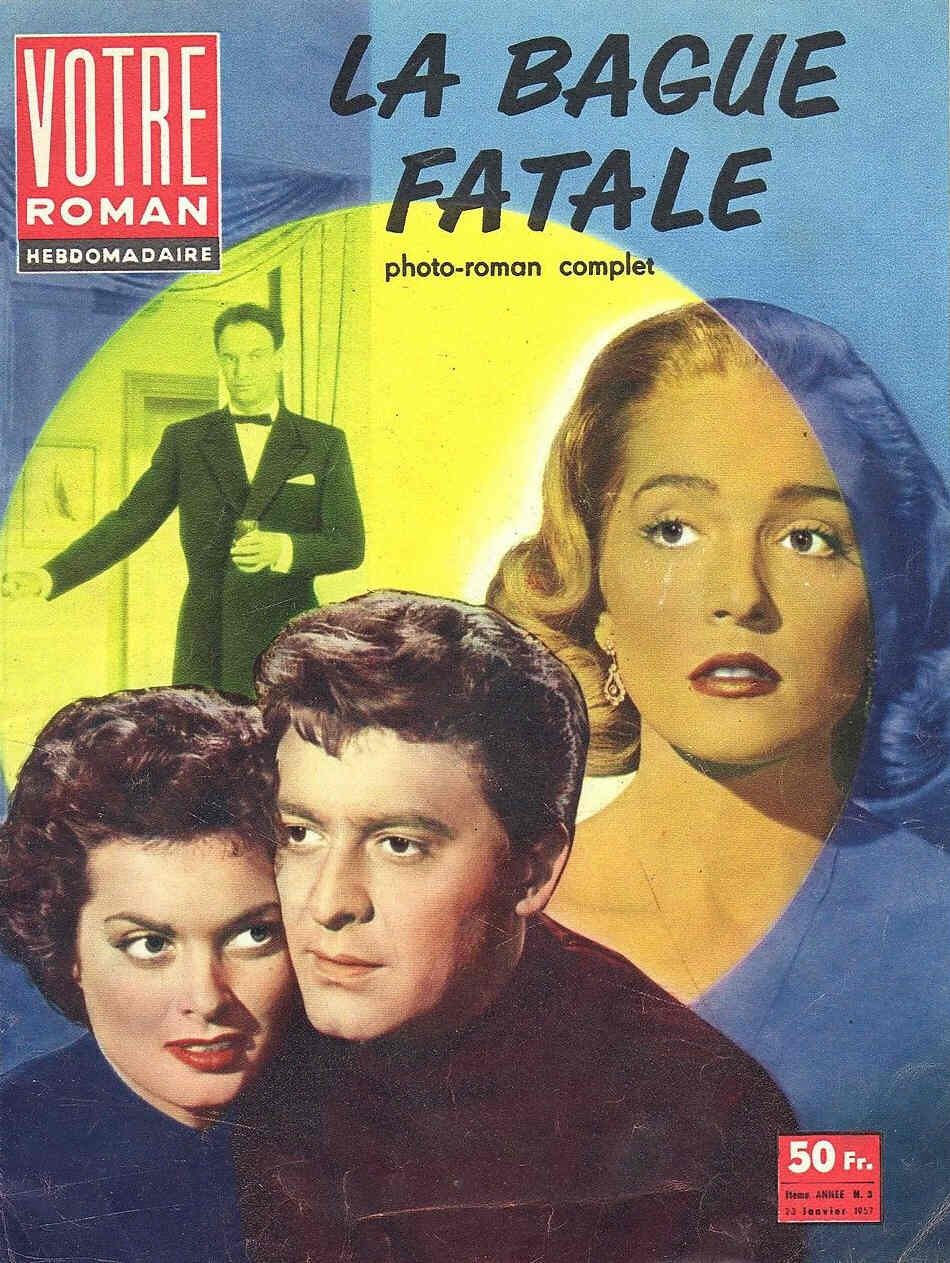 VOTRE ROMAN magazine side cover Issue 3 23 January 1957