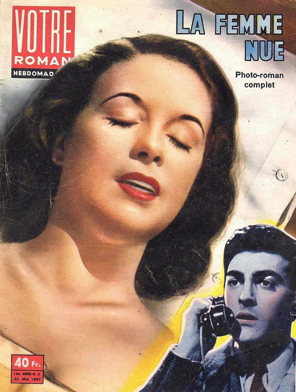 VOTRE ROMAN magazine side cover Issue 11 30 May 1957