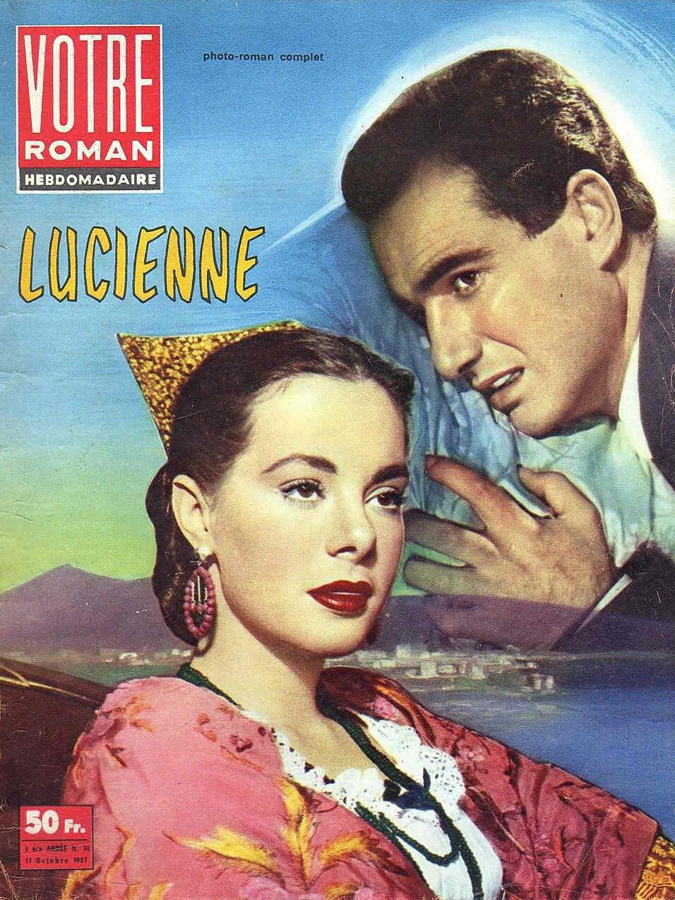 VOTRE ROMAN magazine side cover Issue 31 17 October 1957