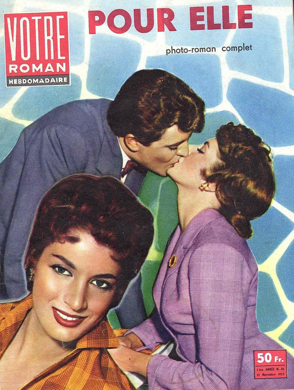 VOTRE ROMAN magazine side cover Issue 36 21 November 1957