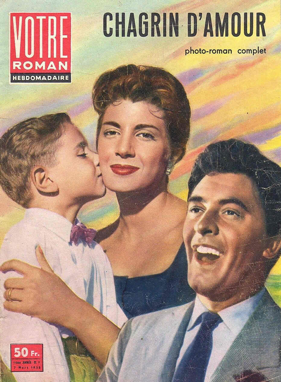 VOTRE ROMAN magazine side cover Issue 9 7 March 1958