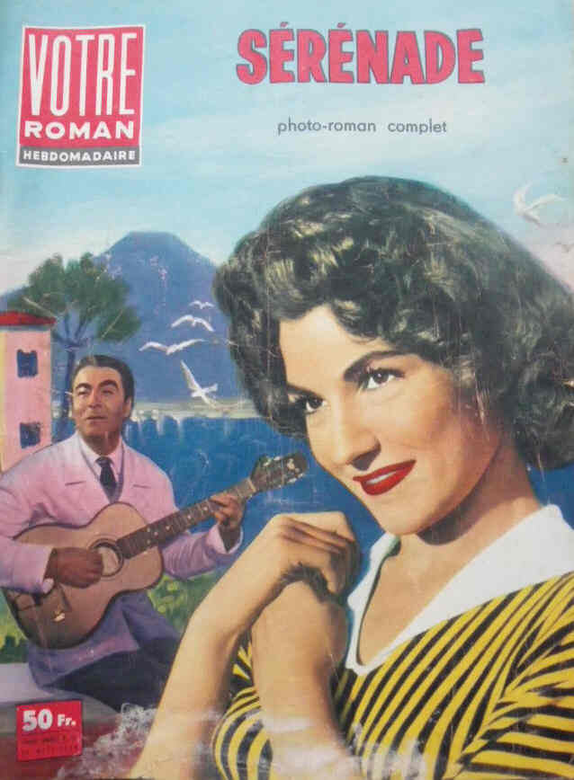 VOTRE ROMAN magazine side cover Issue 15 18 April 1958