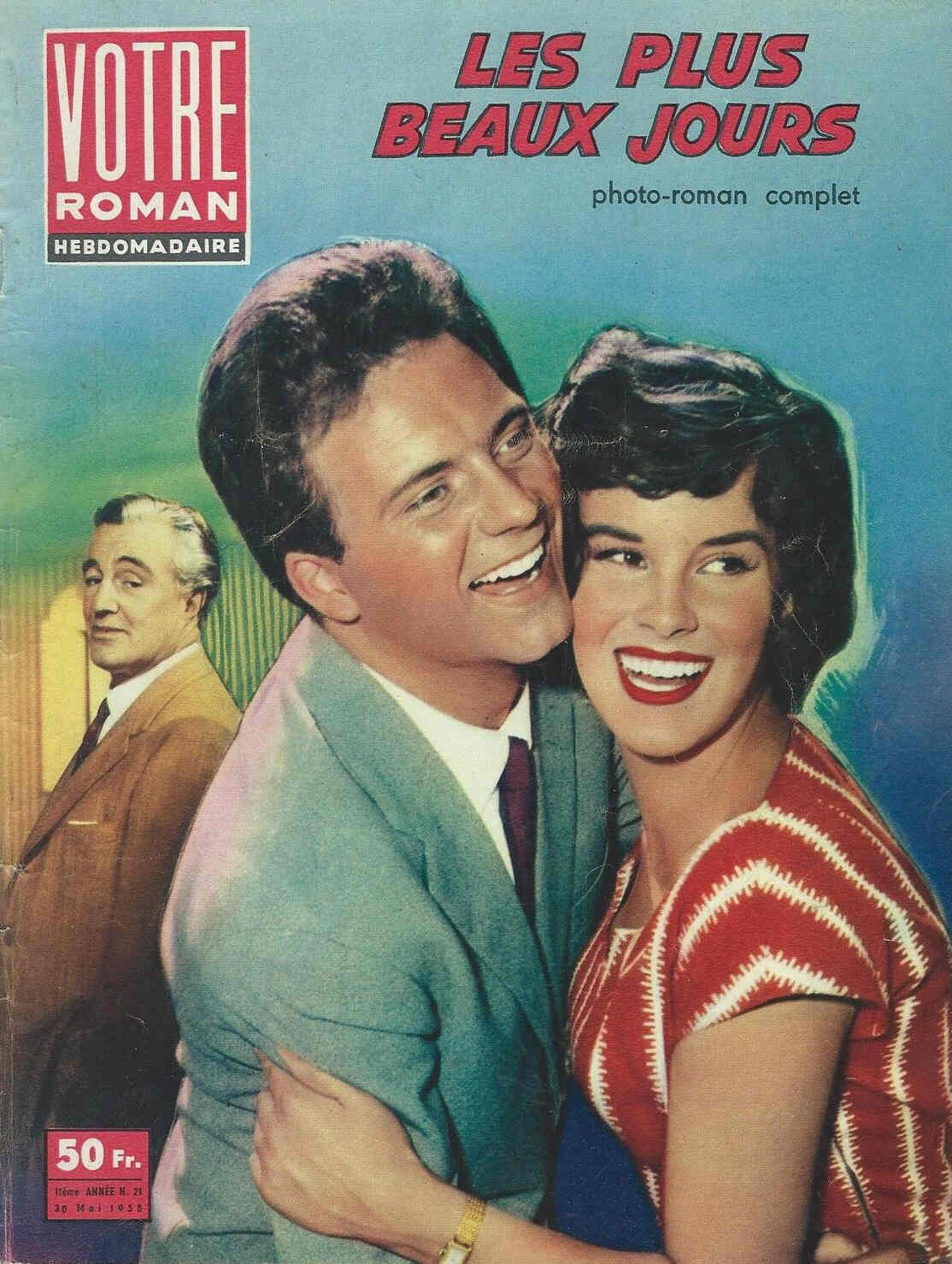 VOTRE ROMAN magazine side cover Issue 21 30 May 1958
