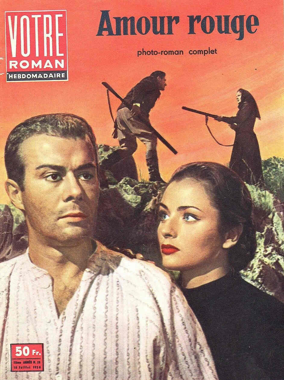 VOTRE ROMAN magazine side cover Issue 28 18 July 1958