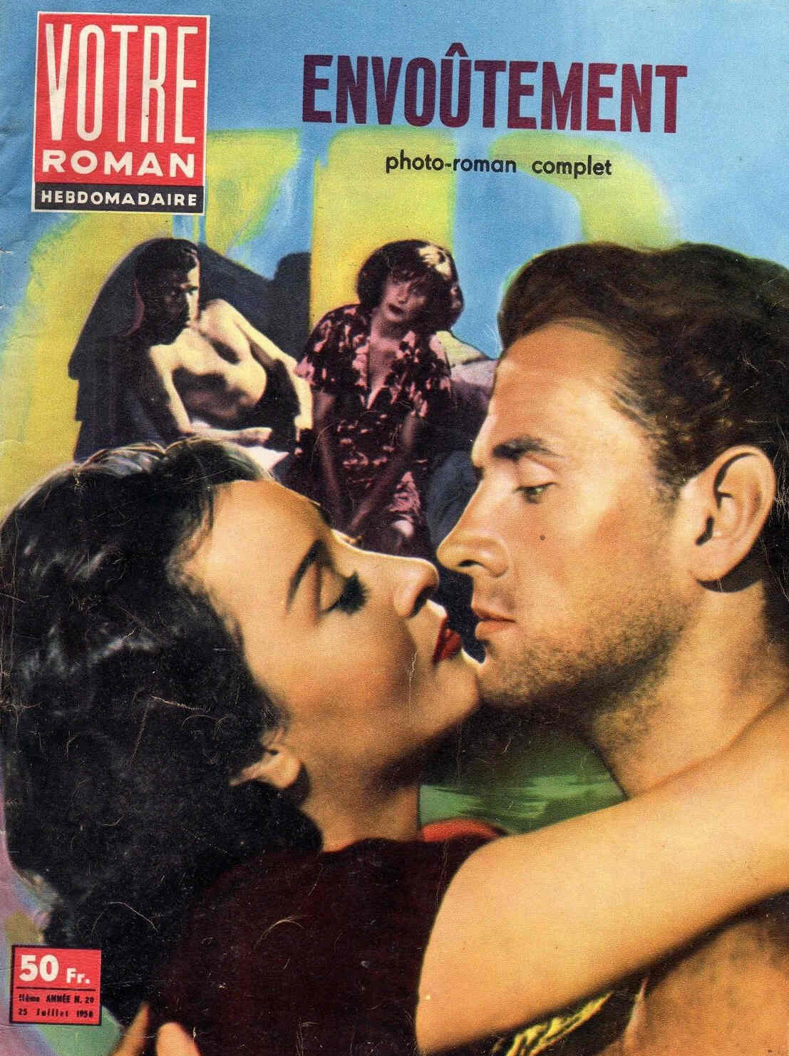 VOTRE ROMAN magazine side cover Issue 29 25 July 1958