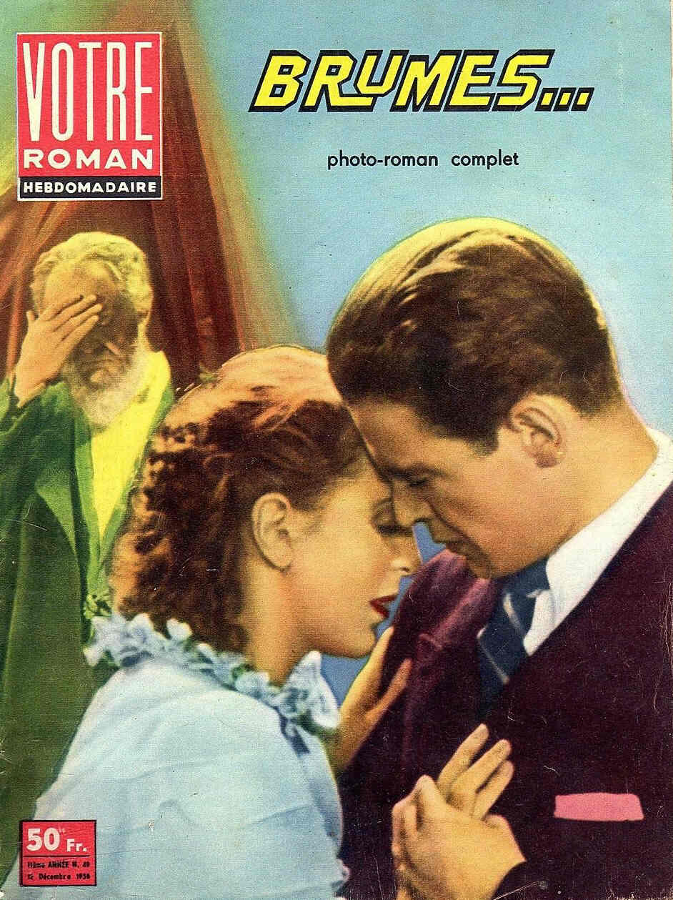 VOTRE ROMAN magazine side cover Issue 49 12 December 1958