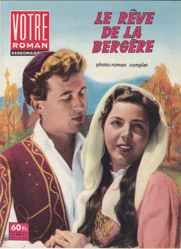 VOTRE ROMAN magazine side cover Issue 17 23 April 1959