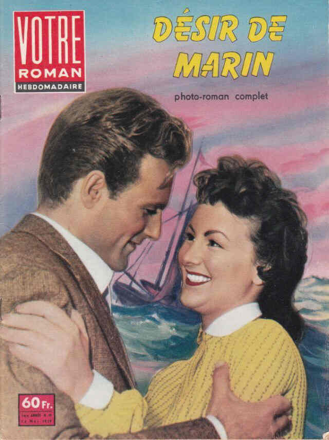VOTRE ROMAN magazine side cover Issue 19 24 May 1959