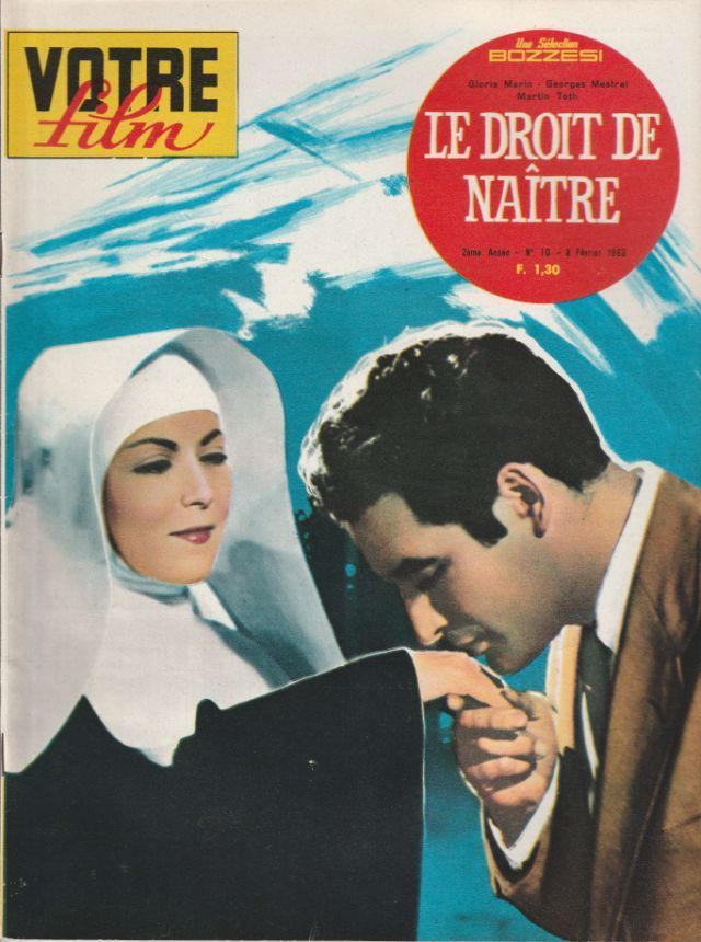 VOTRE FILM magazine side cover Issue 10 8 February 1963