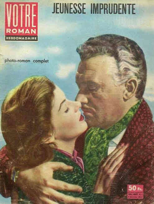 VOTRE ROMAN magazine side cover Issue 1 9 January 1957