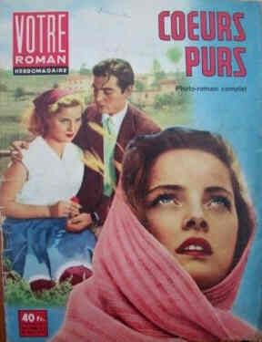 VOTRE ROMAN magazine side cover 21 March 1957