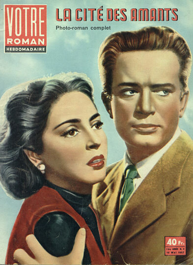 VOTRE ROMAN magazine side cover Issue 9 16 May 1957