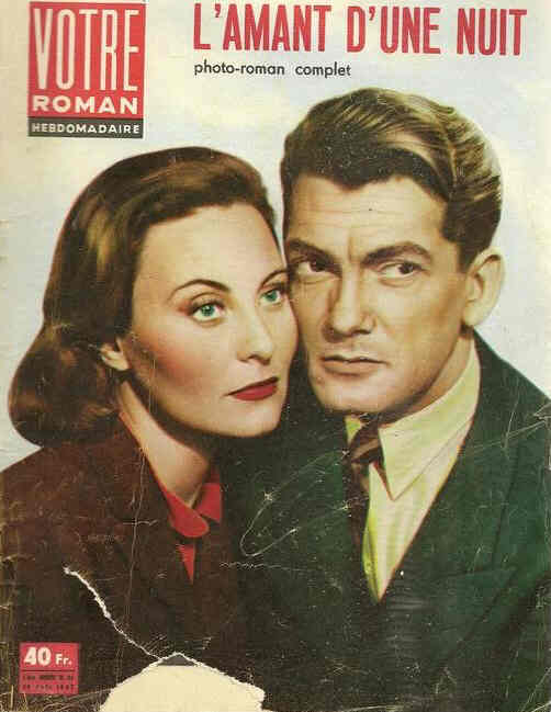 VOTRE ROMAN magazine side cover Issue 24 29 August 1957