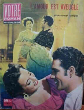 VOTRE ROMAN magazine side cover Issue 26 12 September 1957