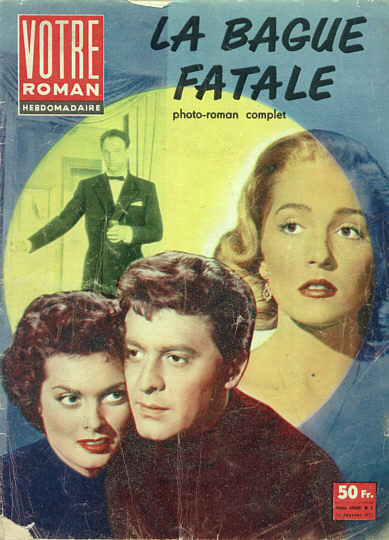 VOTRE ROMAN magazine side cover Issue 3 23 January 1958