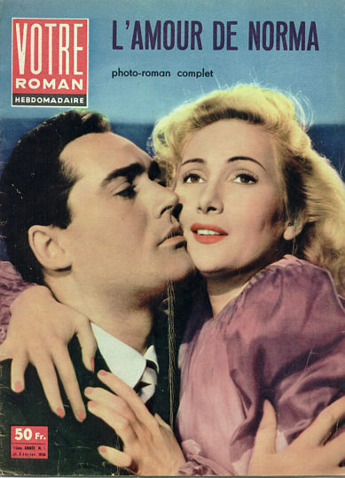 VOTRE ROMAN magazine side cover Issue 7 21 February 1958