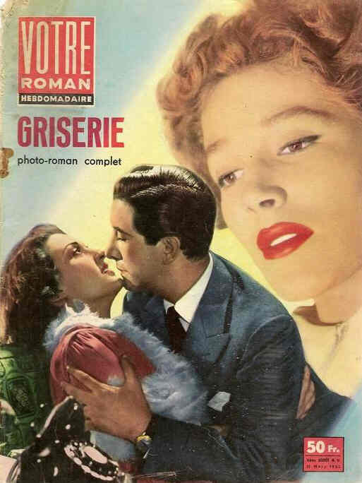 VOTRE ROMAN magazine side cover Issue 11 21 March 1958